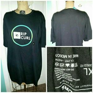 Nwt rip curl short sleeve tshirt Xl summer